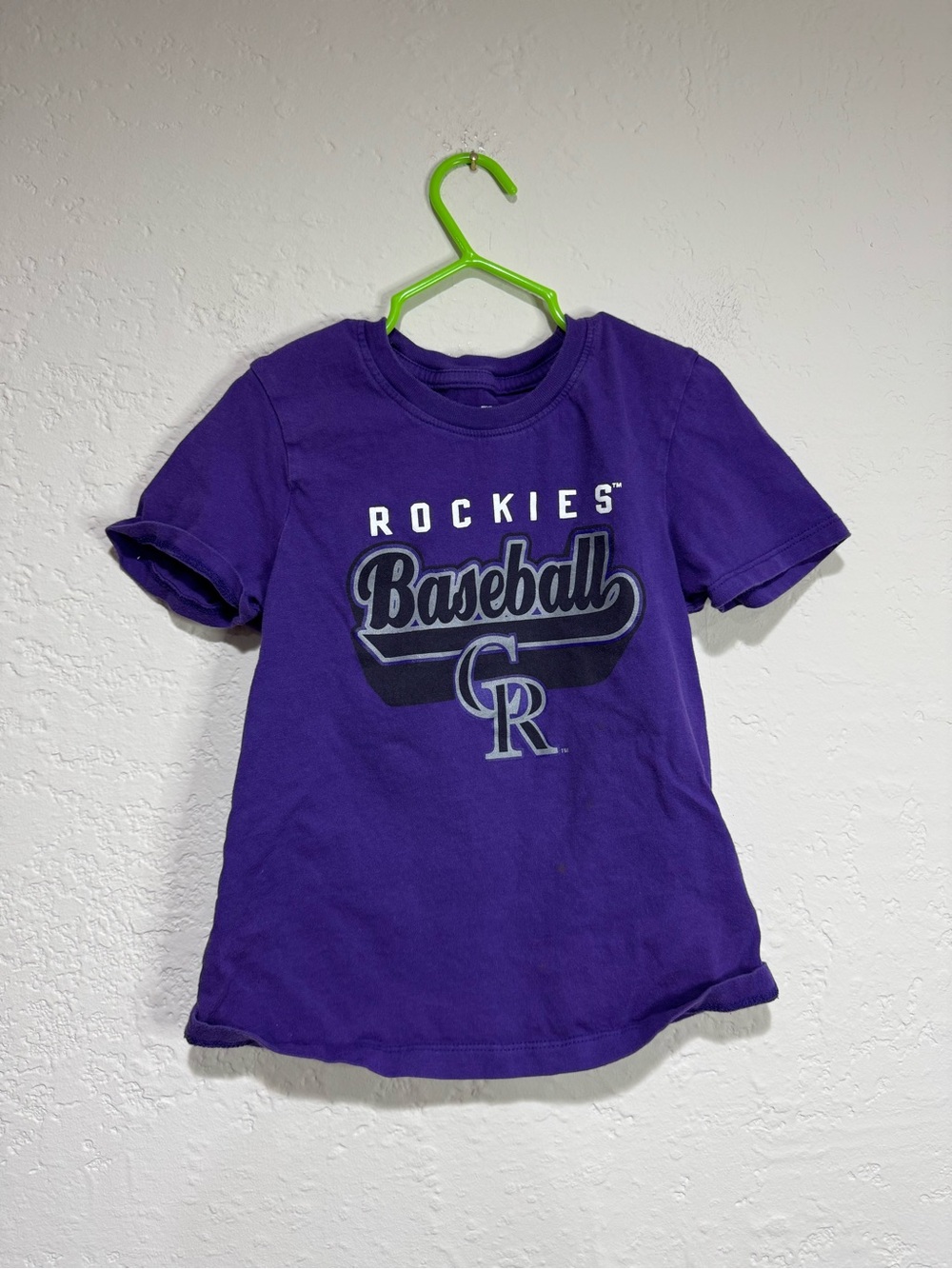 Colorado Rockies MLB Purple Baseball T-Shirt Size 6/6X